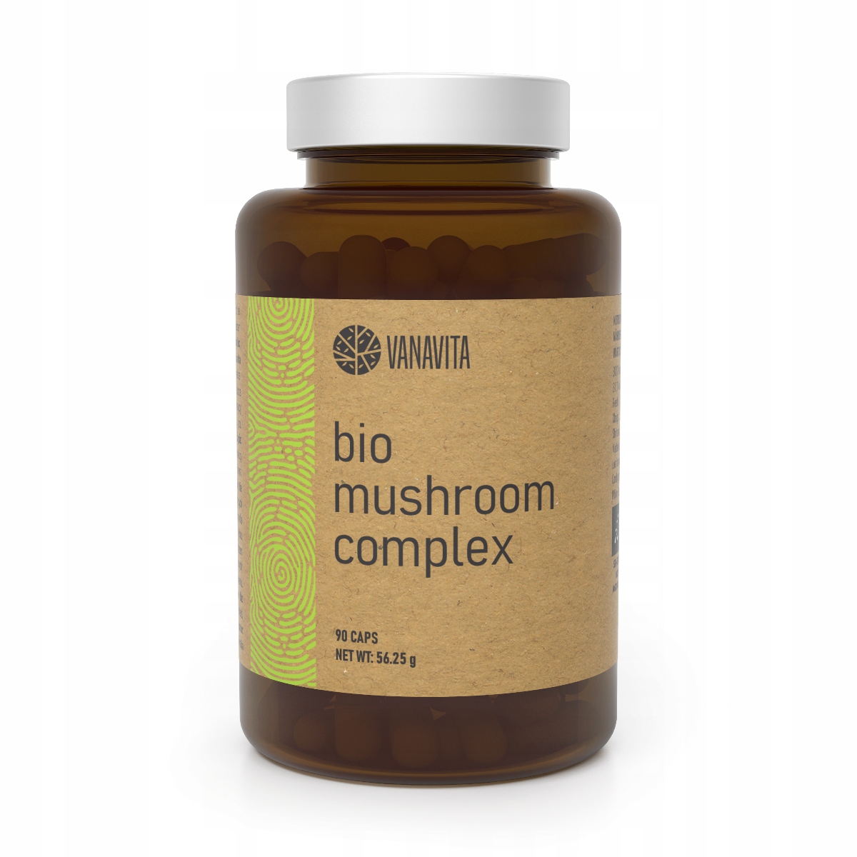 

Bio Mushroom complex Grzyby Reishi VanaVita 90kaps
