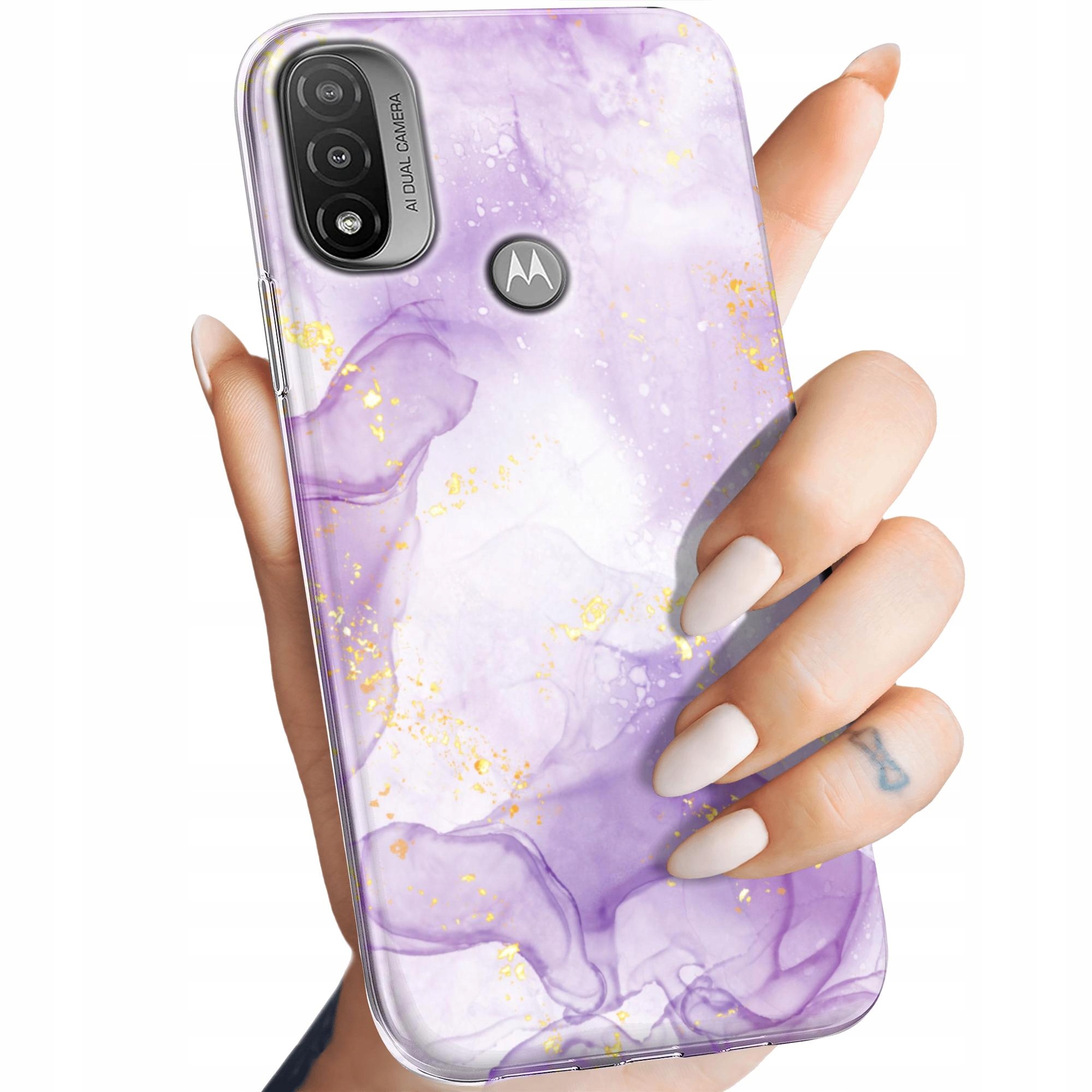 

Etui do Motorola Moto E20 fioletowe Obudowa