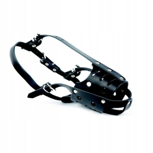 Levně Náhubek pro psa, Dingo 14077 Kožený Zabudovaný Č. 4 (obvod tlamy 26cm)