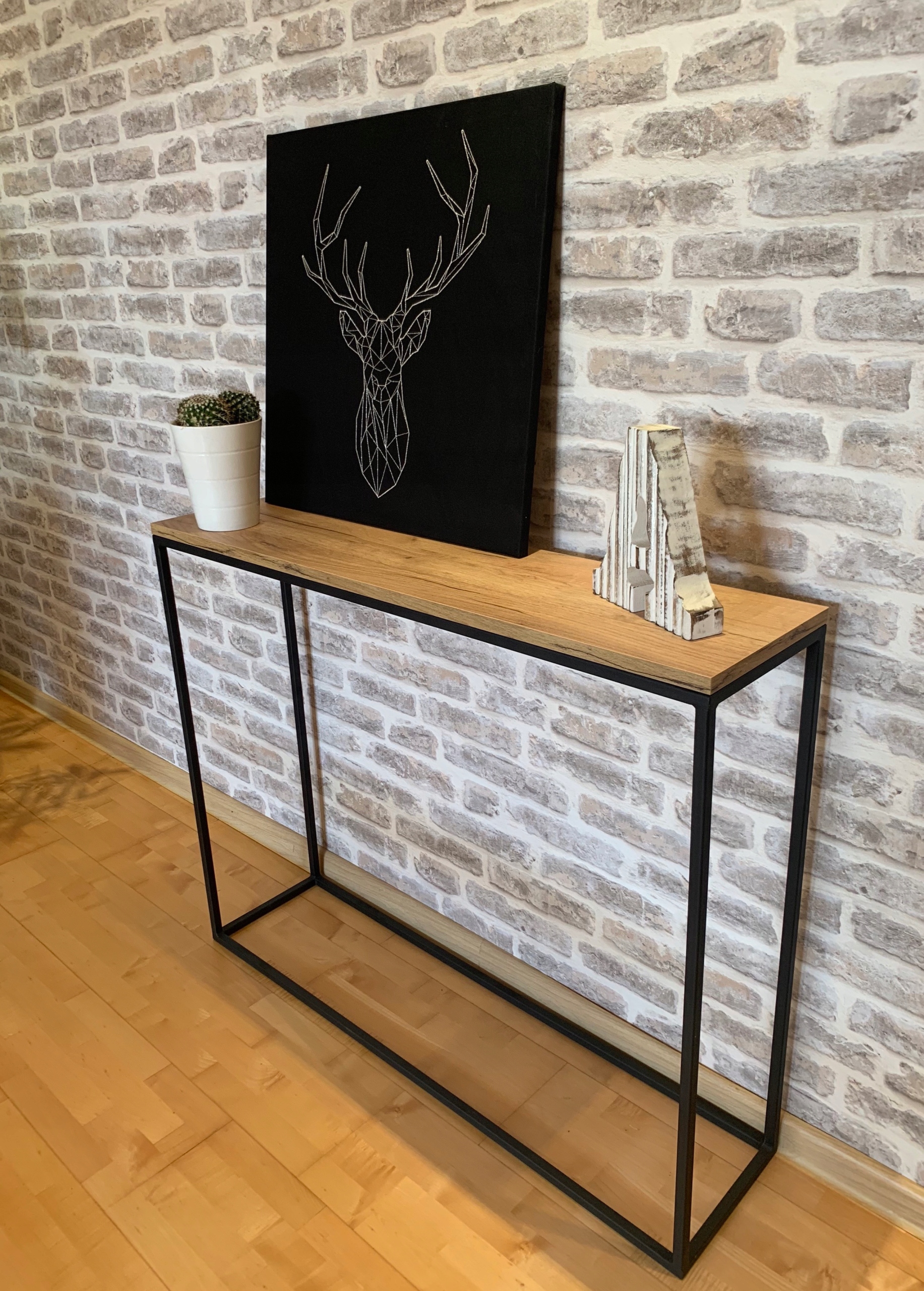 konsolka, konsola,INDUSTRIALNY STYL LOFT 100x25x90 Marka Stalweld