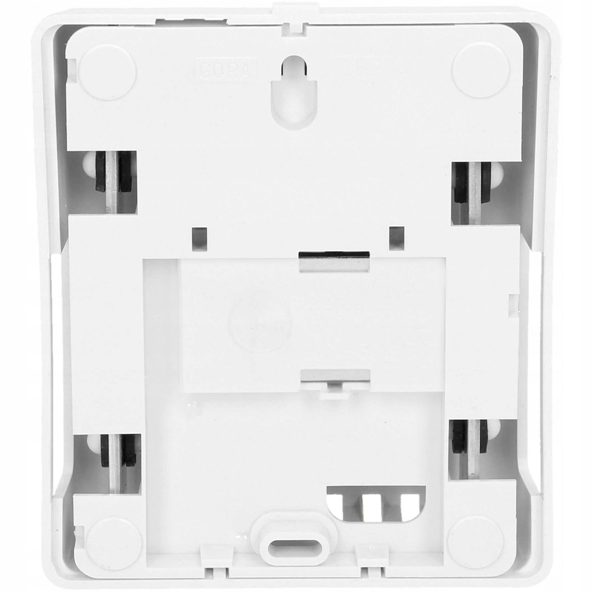 DZWONEK PRZEWODOWY DO DRZWI 8V GONG DWUTONOWY BIM-BAM BIAŁY 80dB ORNO Rodzaj przewodowe