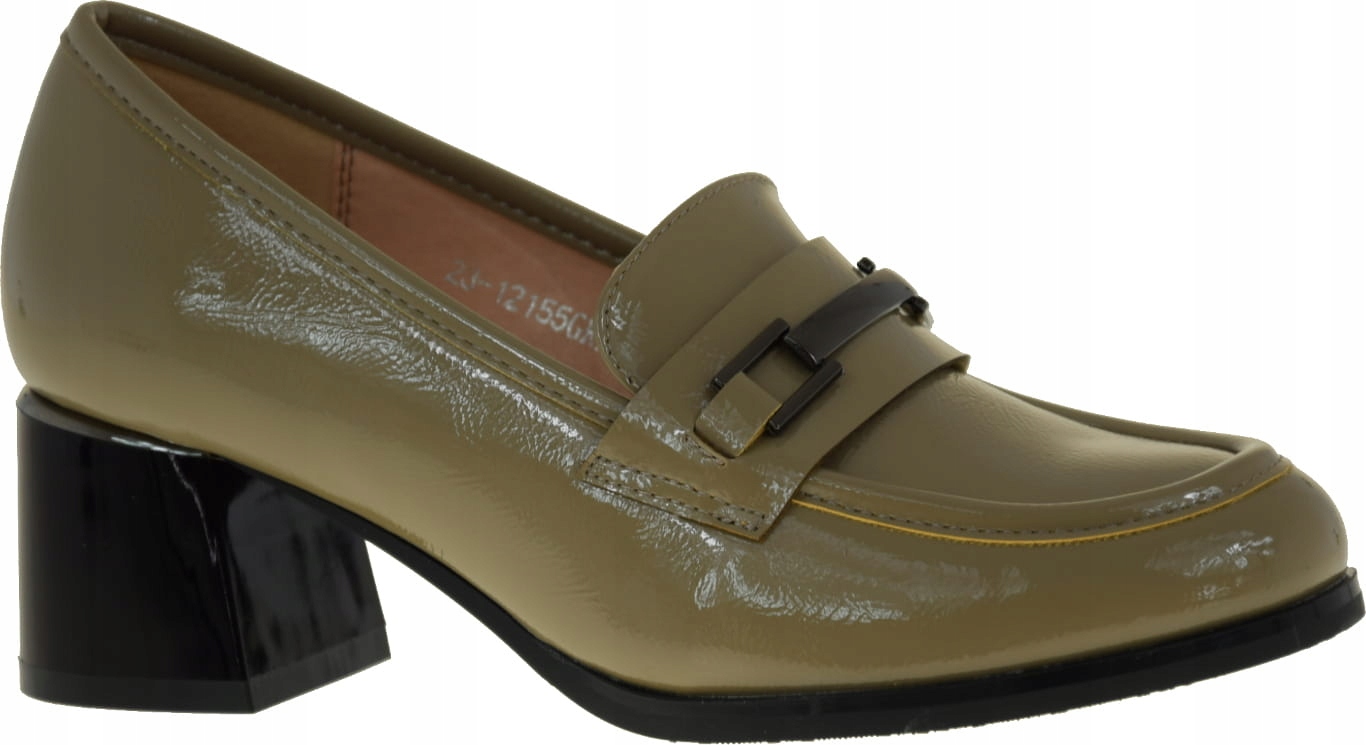 PÓŁBUTY DAMSKIE ELEGANCKIE LAKIEROWANE 12155 R.38