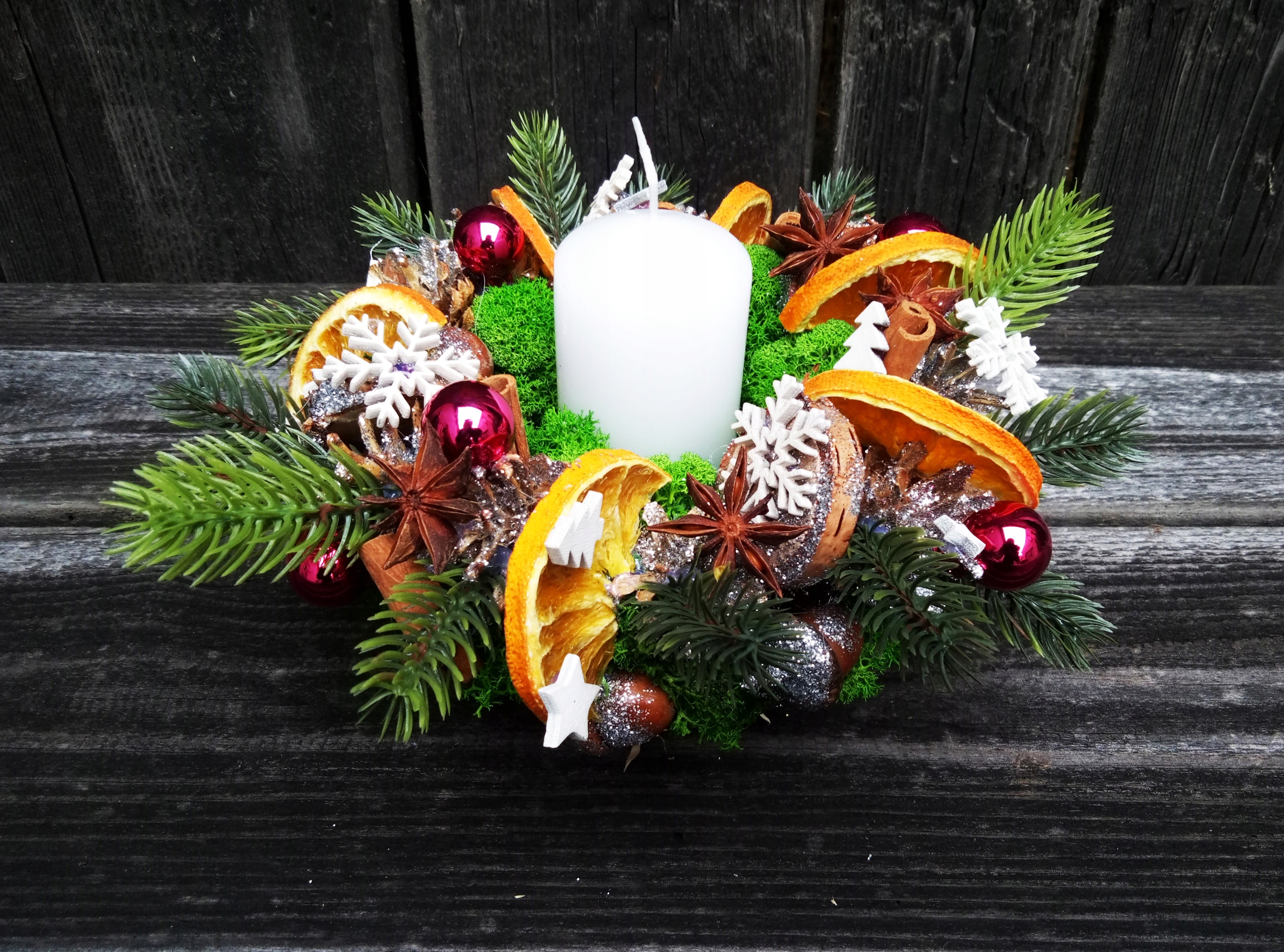 STROIK BOŻONARODZENIOWY wianek świąteczny Marka inna