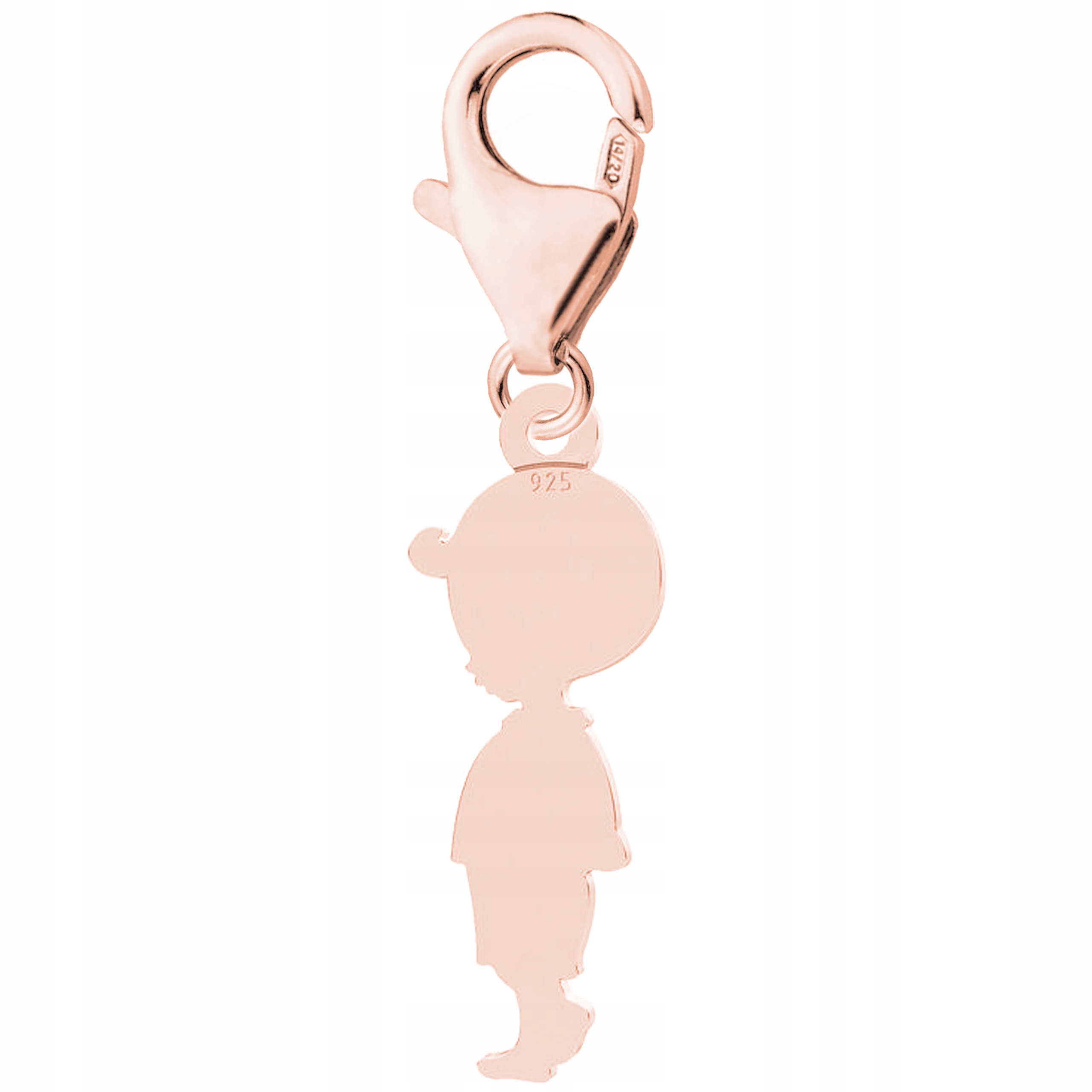 Pozlacený přívěsek Chlapec Dítě Syn Rodina Boy Family Stříbro 925