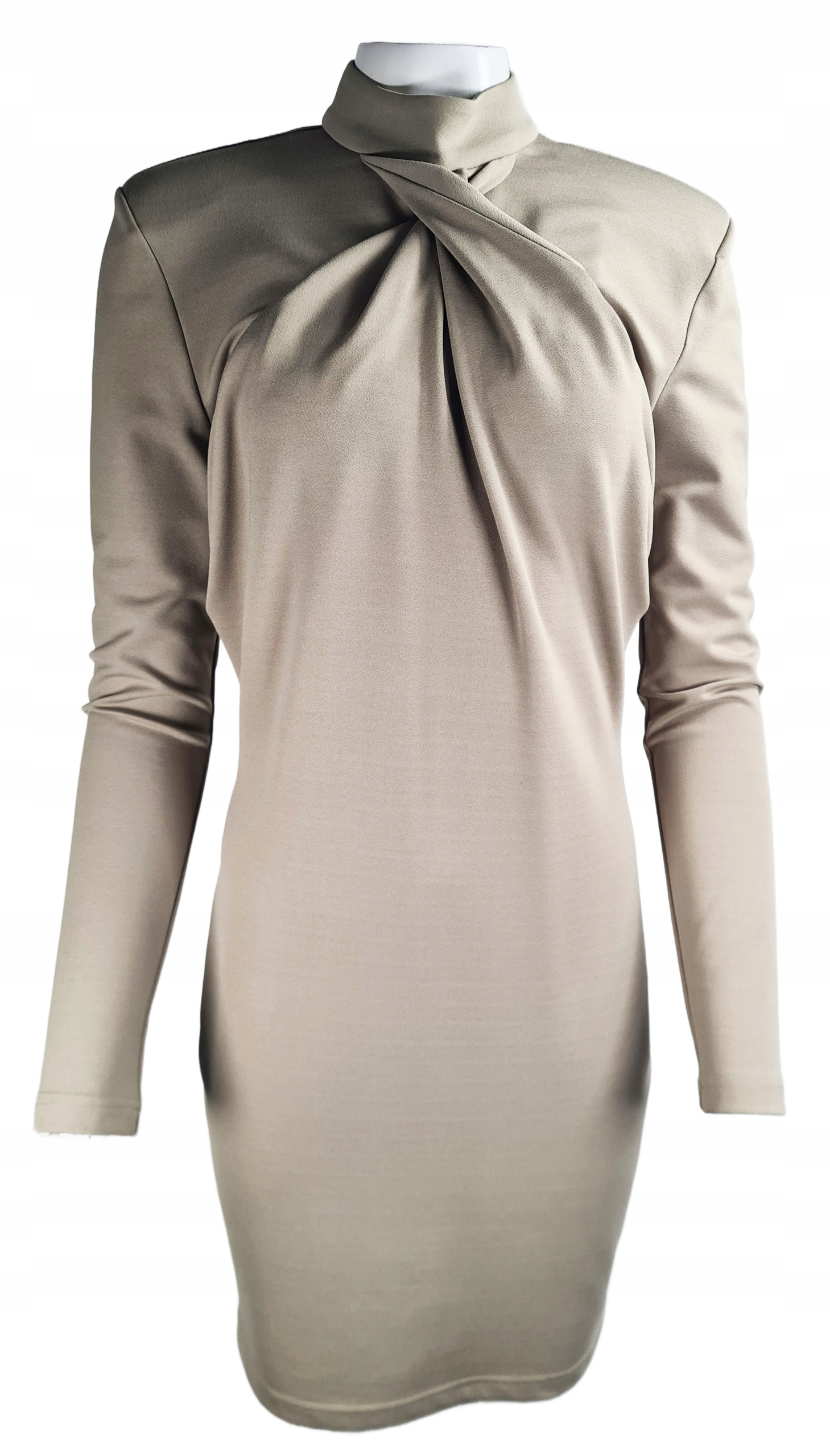 Han Kjobenhavn Sharp Twisted Drape Dress Šaty vel. M