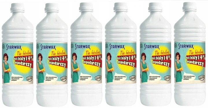 Levně 6 x Starwax The Fabulous Ocet Bílý 14% Hospodářský 1L
