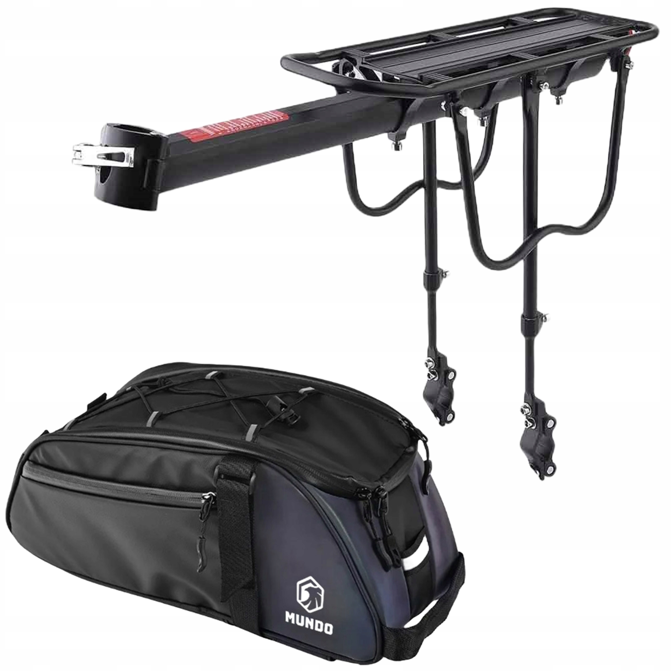 Bagażnik Rowerowy 50 Kg Torba Sakwa Rowerowa Na Bagażnik (5L) Na Rower