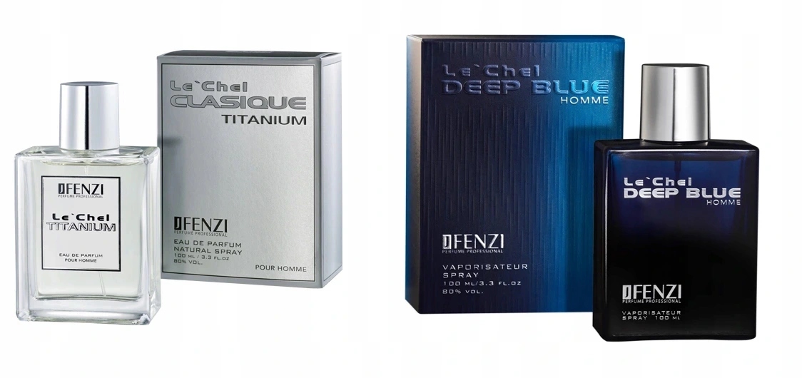 Le'Chel Titanium Deep Blue 2x100 ml edp-JFenzi