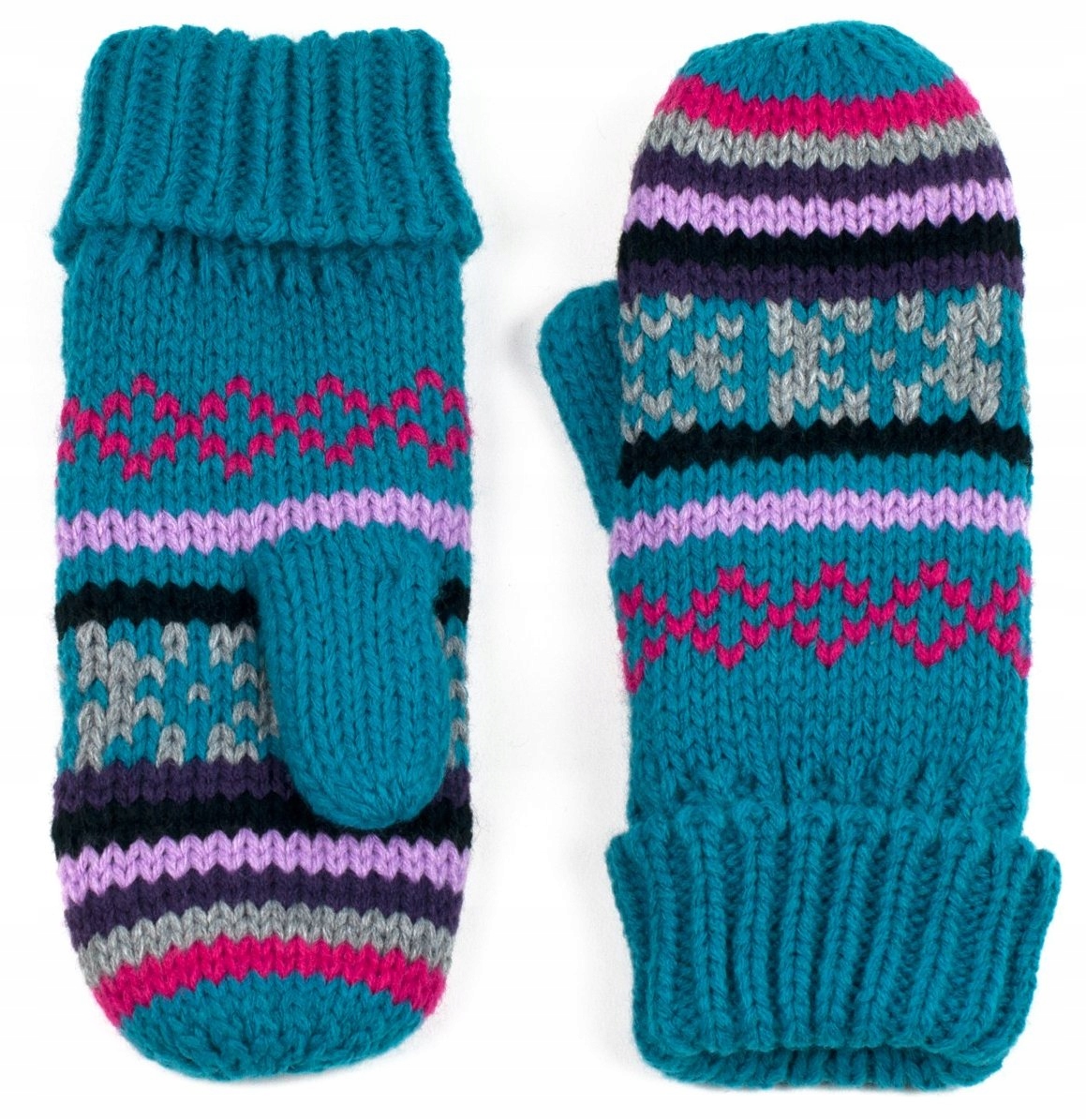 

Szaleo rękawiczki Kolorowe jedenpalec rk13037-3