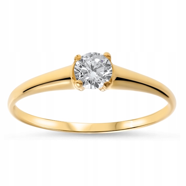 

Złoty pierścionek zaręczynowy 585