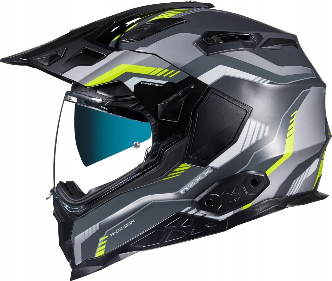 Nexx X.wed 2 Columbus Grey/Neon Motocyklová prilba Na Darček