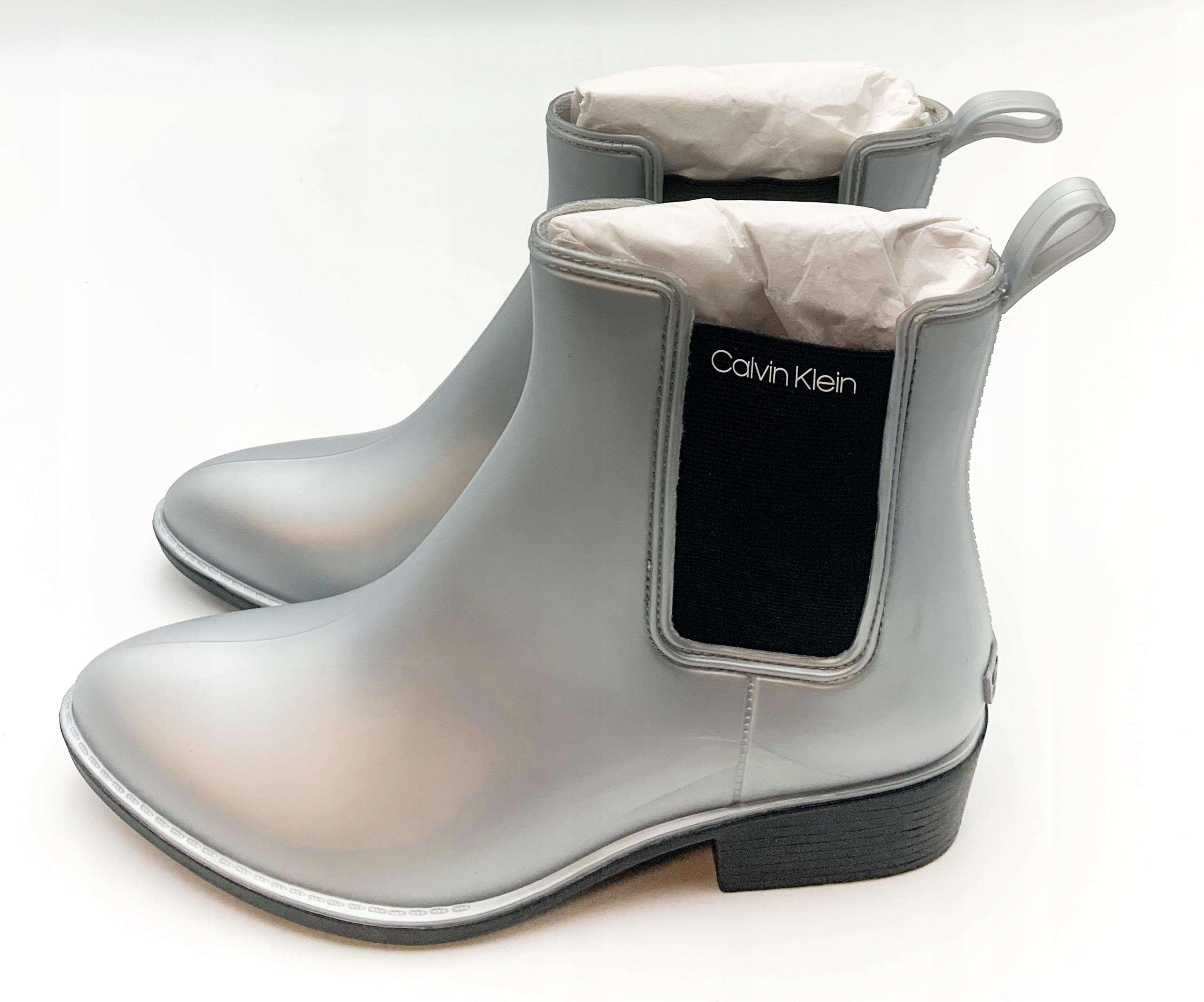 Buty Botki Damskie Calvin Klein Roz 40 Wysokość za kostkę