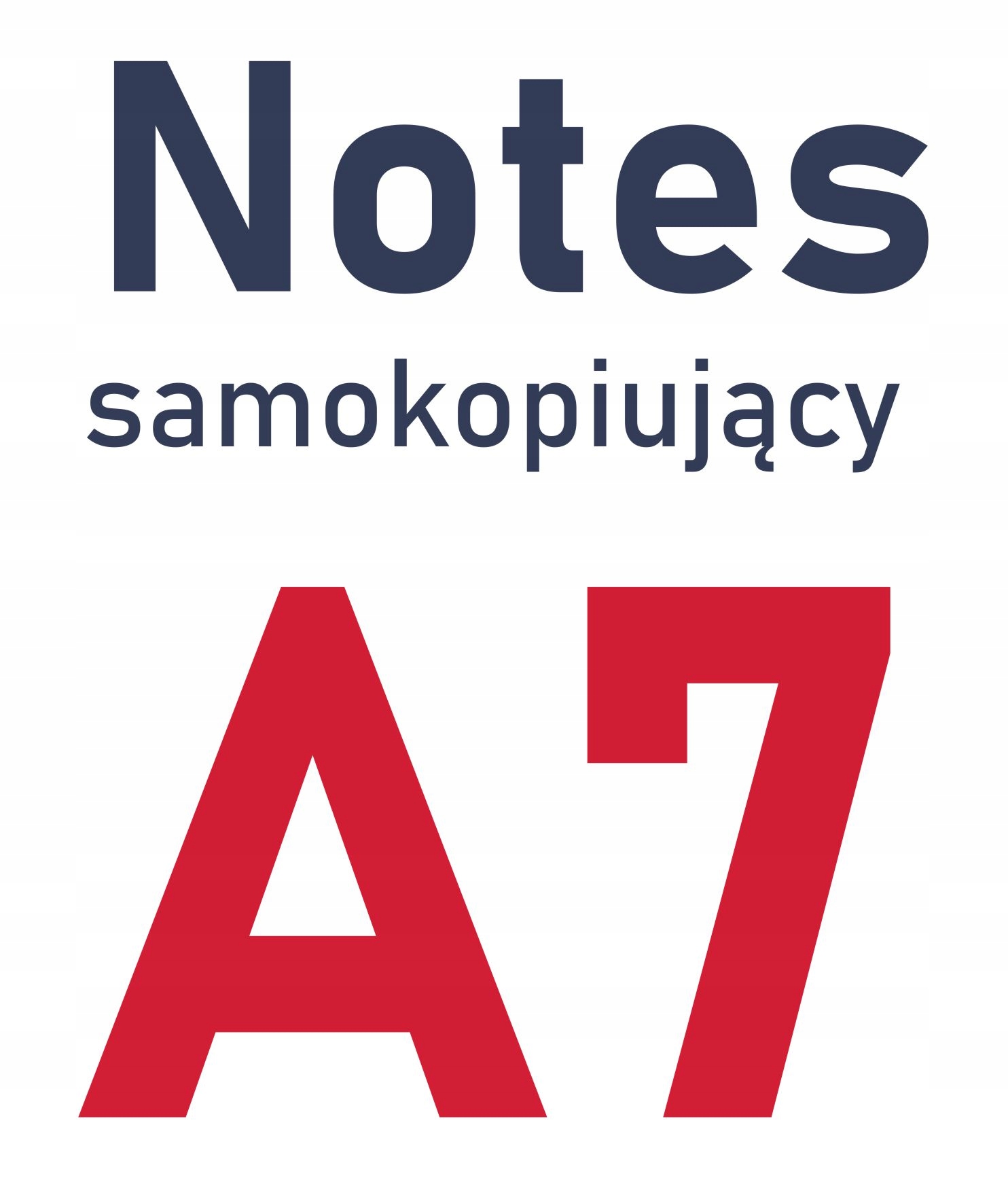 

Notes samokopiujący A7, 80 kartek