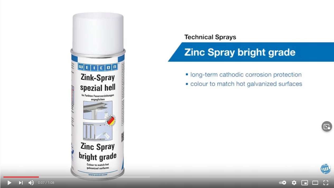 WEICON OCYNK CYNK OGNIOWY W SPRAYU JASNY 400 ml Pojemność opakowania 400 ml