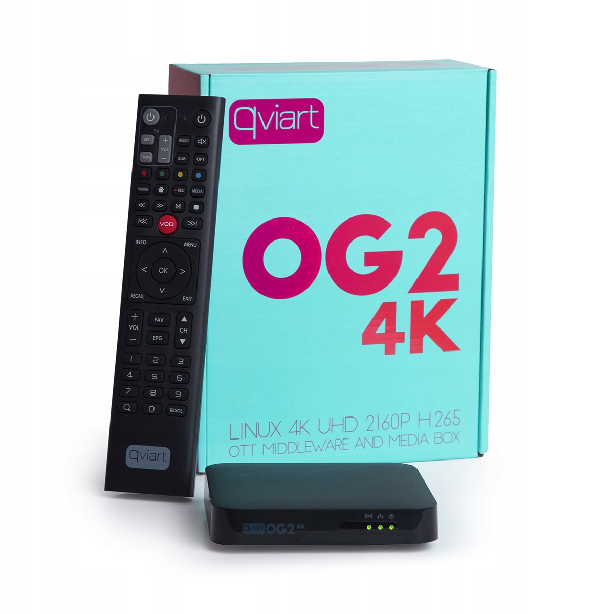 QVIART-OG2, Receptor OTT IPTV Qviart OG2 Linux