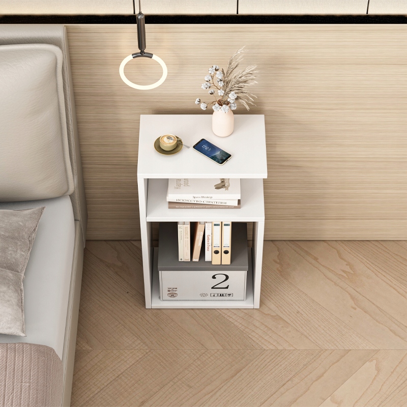 SZAFKA NOCNA STOLIK PRAWA/LEWA BIAŁA DO SYPIALNI SALONU NOWOCZESNA 50 CM Marka MuvuHome