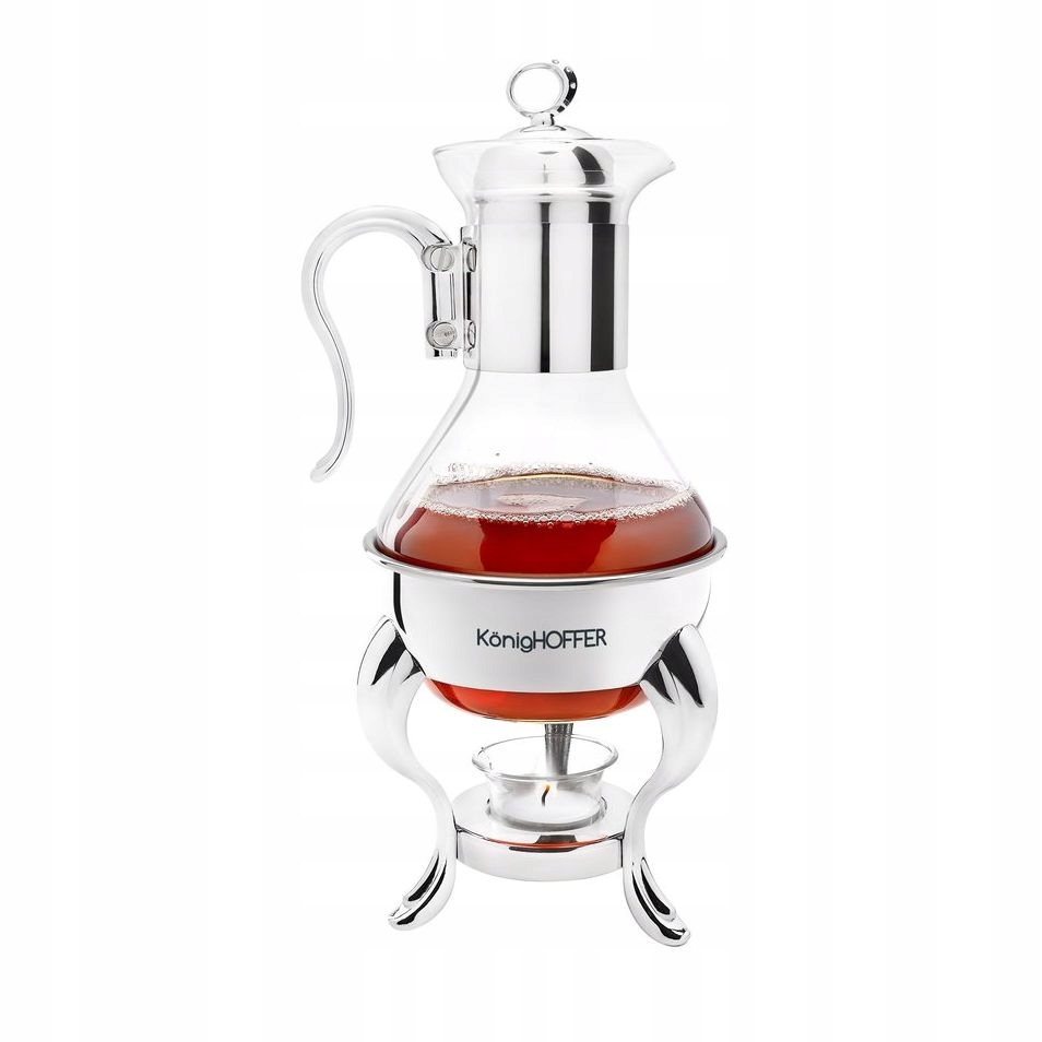 

Dzbanek do herbaty z podgrzewaczem szklany 1,4 L