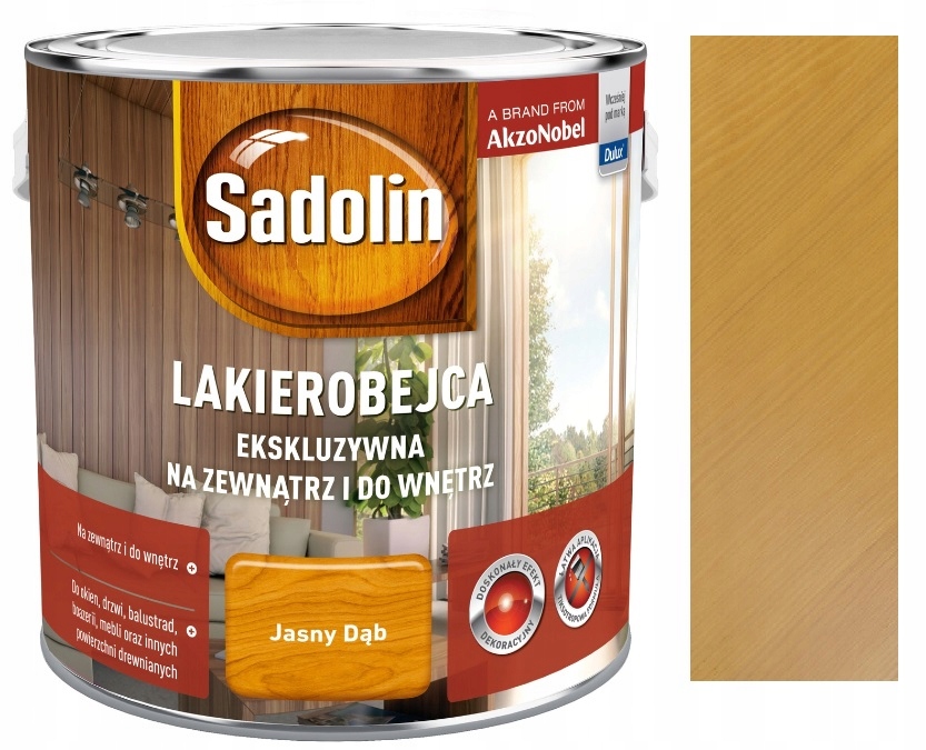 Sadolin Exkluzivní Laková Hmota 2,5 L Světlý Dub