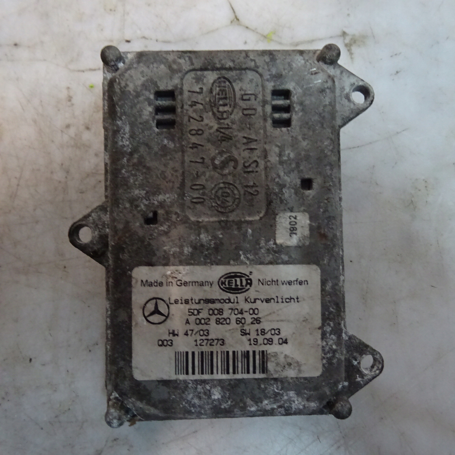 MERCEDES E-KLASA W211 module steering A0028206026