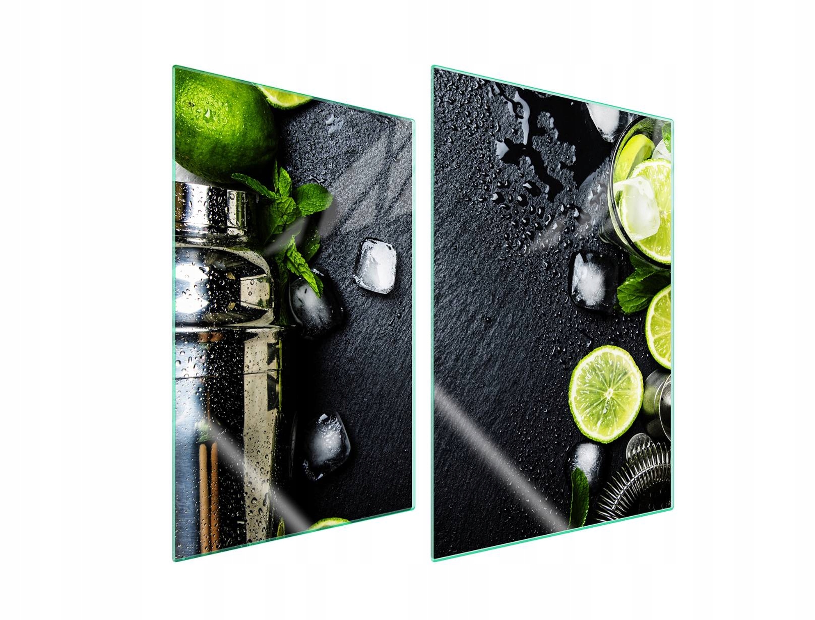 Skleněná ochranná deska na sporák 2x35x52 Ovoce Tvrzené sklo 7v1