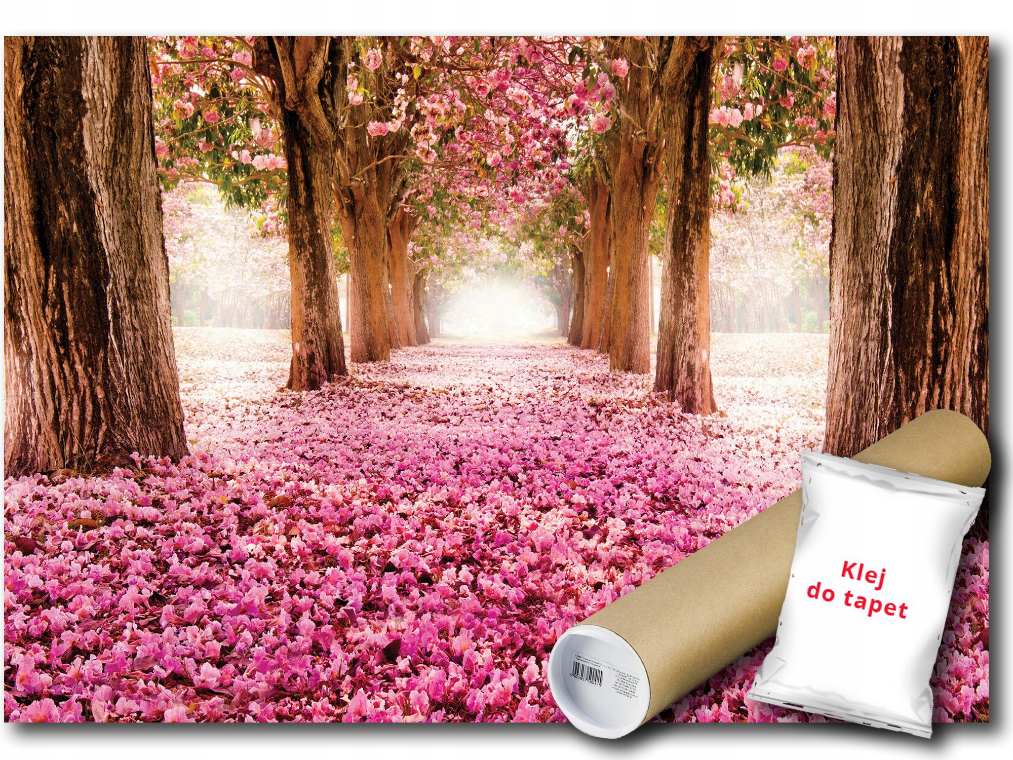 Vinylová Fototapeta Květiny Alej Stromů 368x254