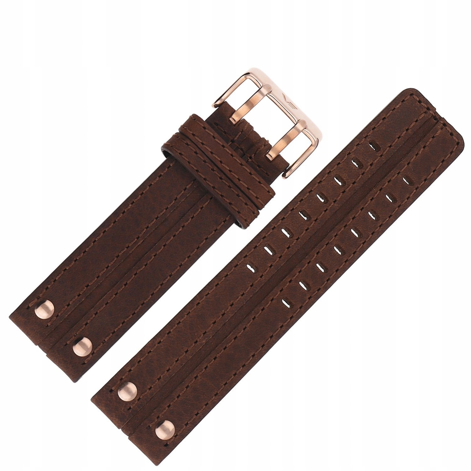 Pásek Expedition kůže (3230) hnědý, růžový