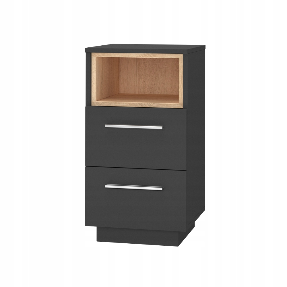 SZAFKA NOCNA BEATRICE ANTRACYT/SONOMA VICCO