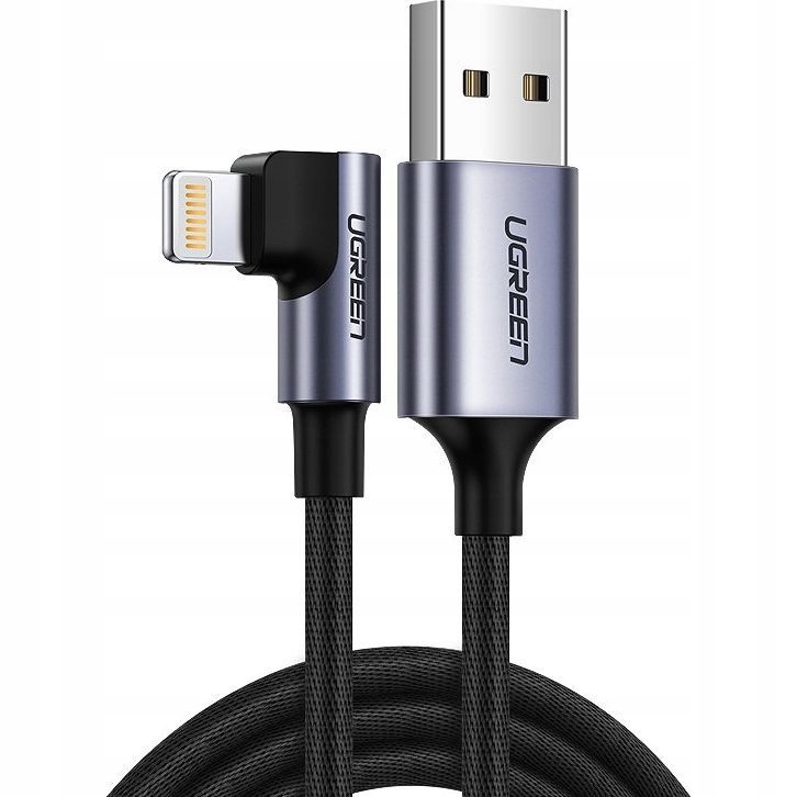 Kabel Ugreen USB - Apple Lightning 1 m czarny