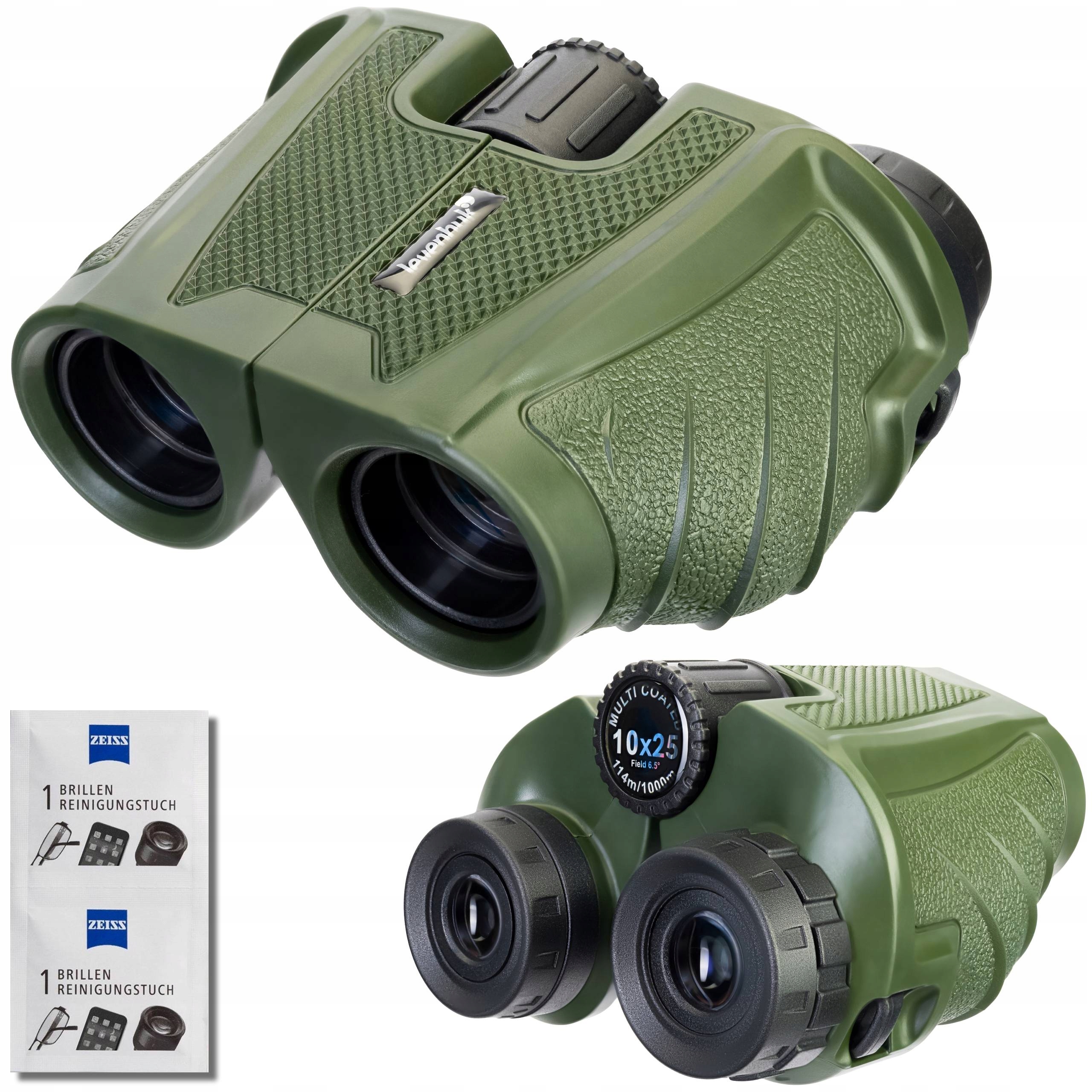 Mocna i kompaktowa mała lornetka turystyczna Levenhuk Travel 10x25