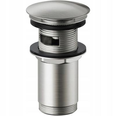 Cersanit Automatický umyvadlový korek Klik-klak Pvd Niklový, Vysoká kvalita