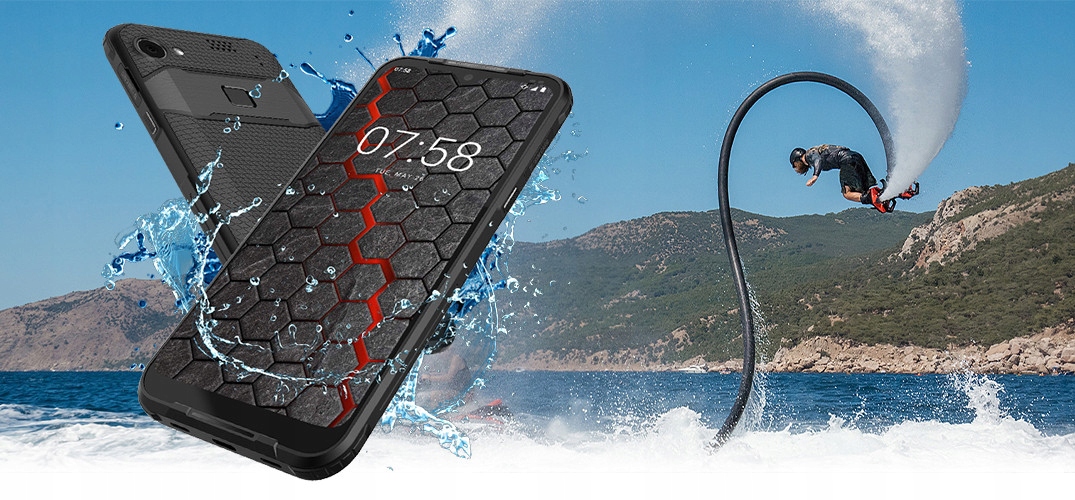 Odporny Smartfon eSIM HAMMER Blade 3 IP69 48/8 Mpx Pamięć RAM 4 GB