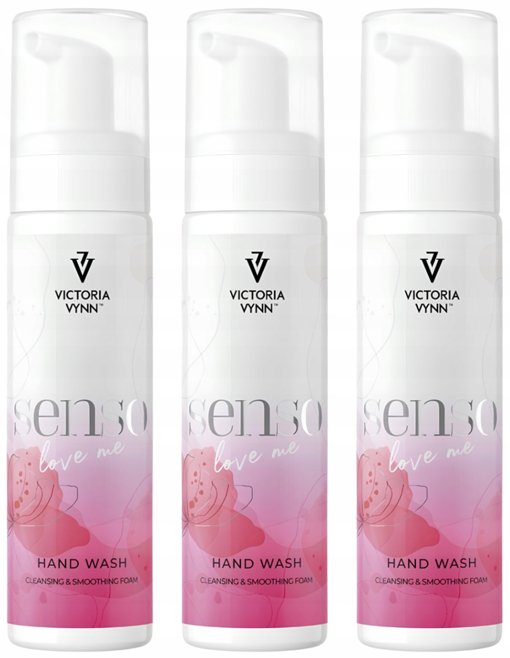 3 x Victoria Vynn Senso Love Me Pianka Oczyszczająca, 250 ML
