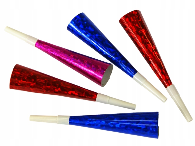 

Trąbki metalizowane 20cm/ 50sztuk