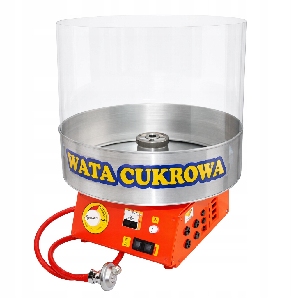 Profesionální Plynový Stroj Na Cukrovou Vatu S Mobilním Krytem Na Desku