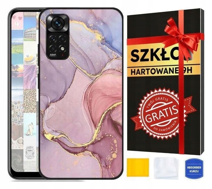 Etui do XIAOMI REDMI NOTE 11 / 11S i SZKŁO, WZORY-x