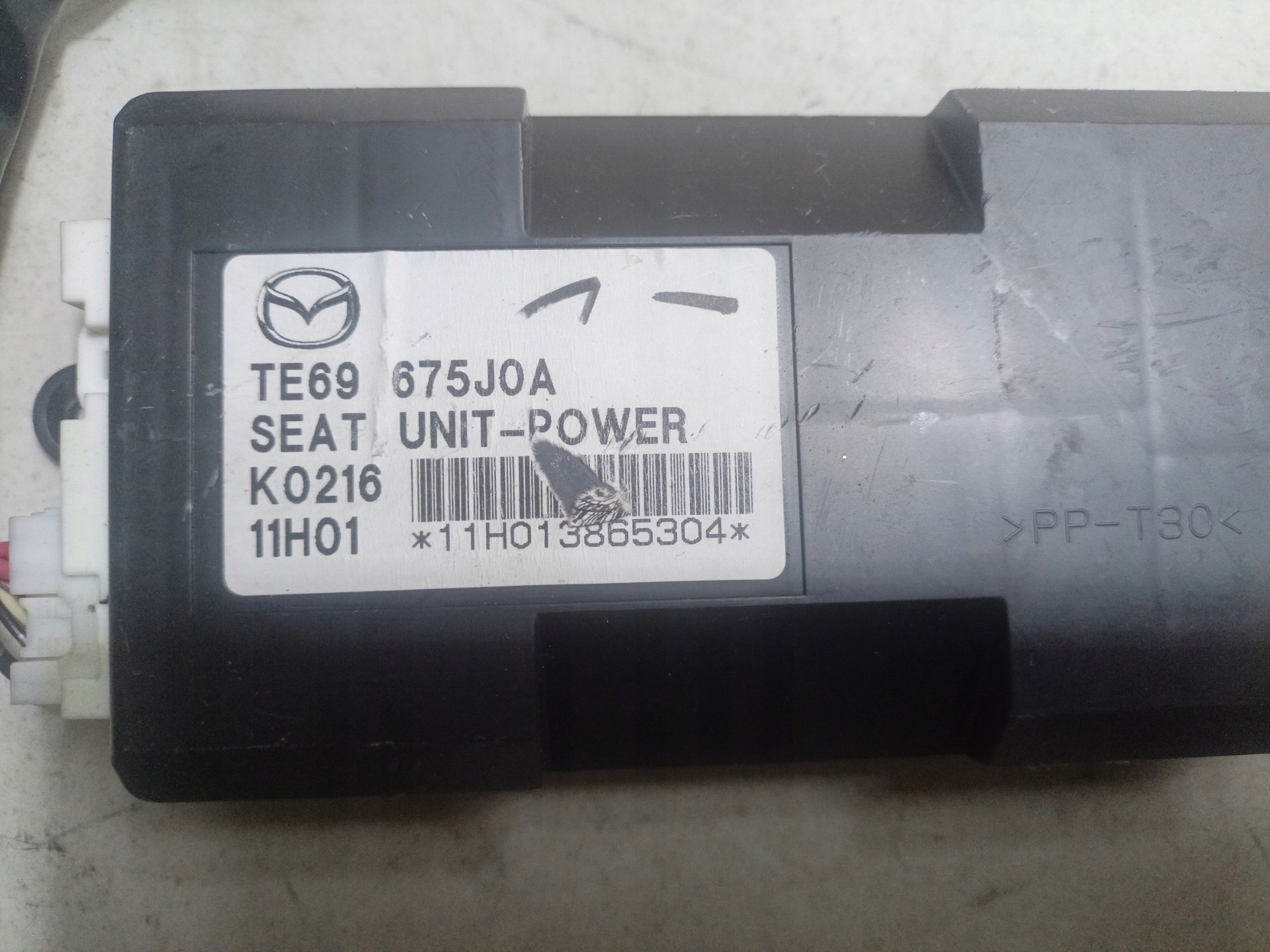 module pamieci seats left side Mazda CX-9 facelift 2012 TE69675J0A