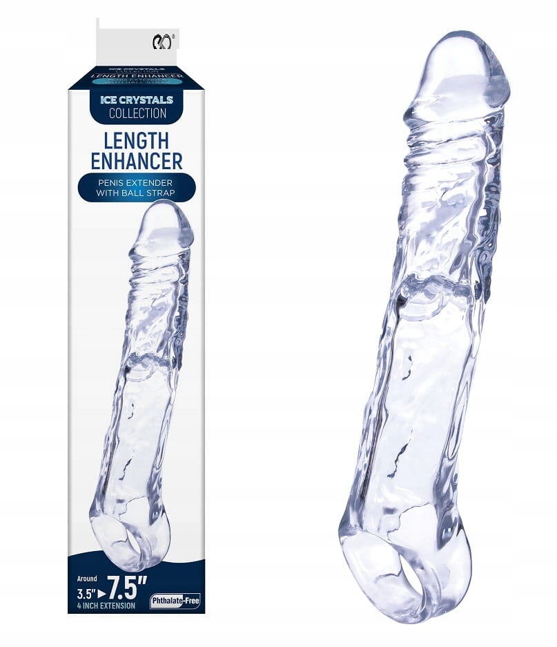 Ice Crystals Length Enhancer 7.5″ Wydłuża Penisa o 10cm