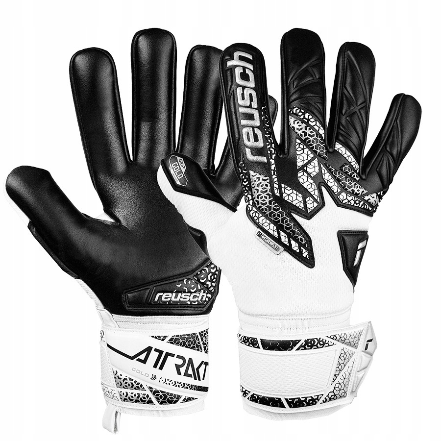 Reusch Attrakt Gold Nc (8,5) Unisexové rukavice, bílé