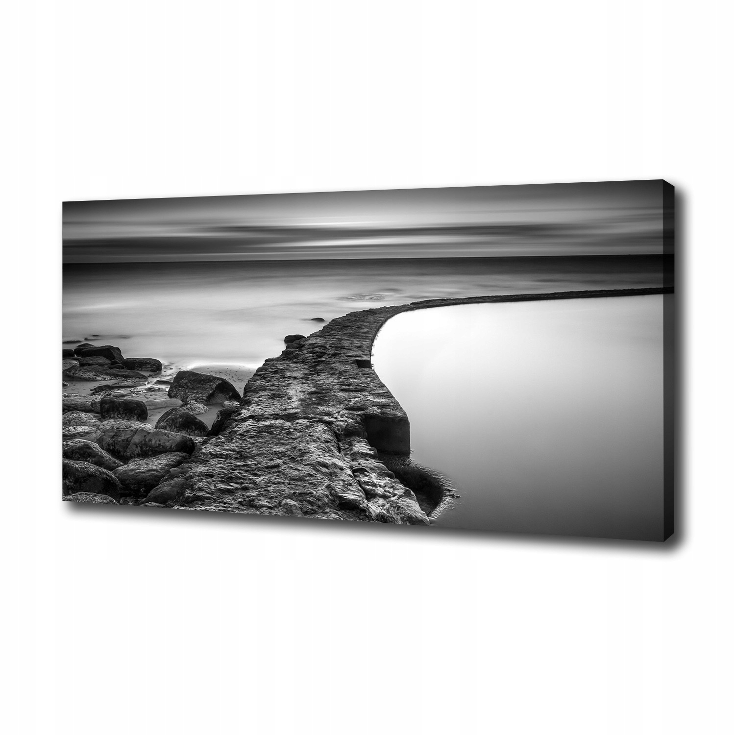 

Foto obraz na płótnie Kamienista plaża 100x50 cm