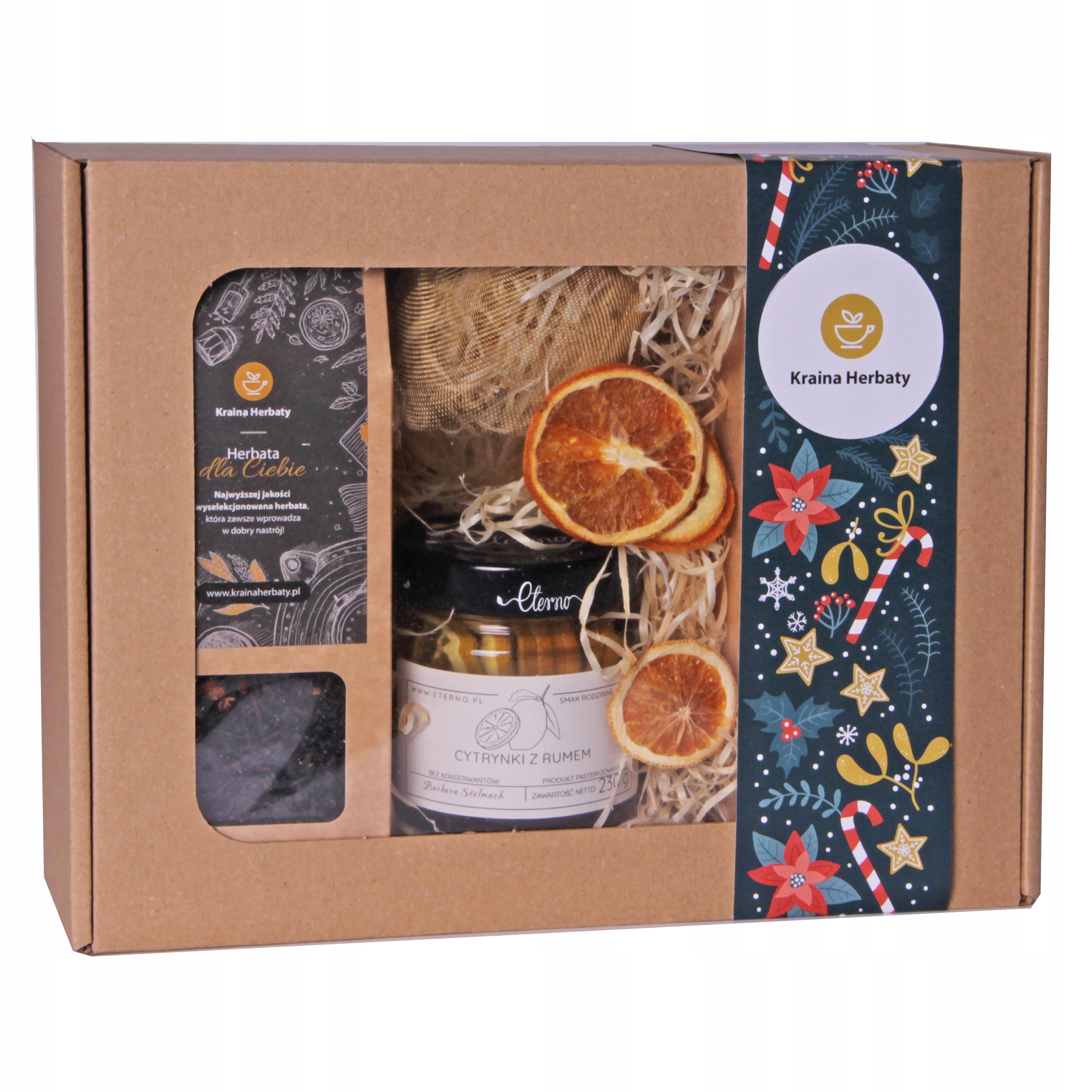 Levně Dárková Dárková Sada Dárek Čaj nálevník Citron s rumem