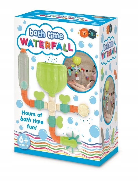 

Kolorowy Wodospad Kraniki Z Przyssawkami Na Ścianę