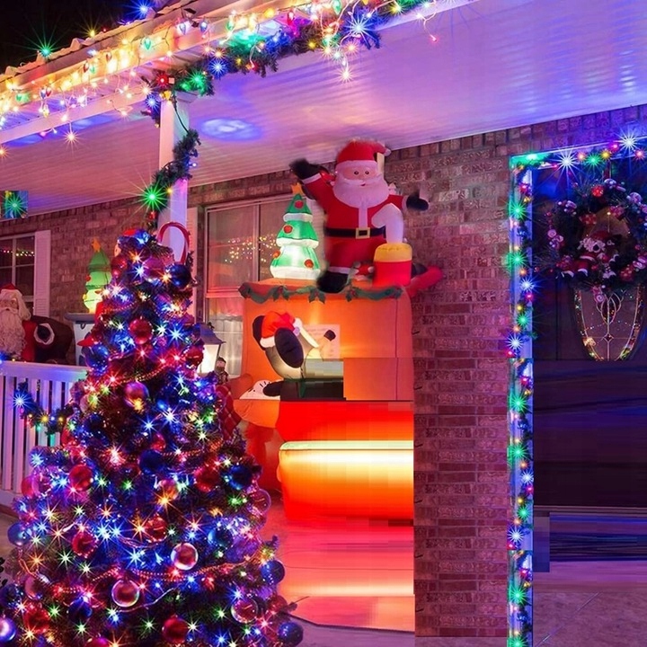 LAMPKI CHOINKOWE 200 LED ZEWNĘTRZNE i WEWNĘTRZNE KOLOROWE MULTI Marka inna