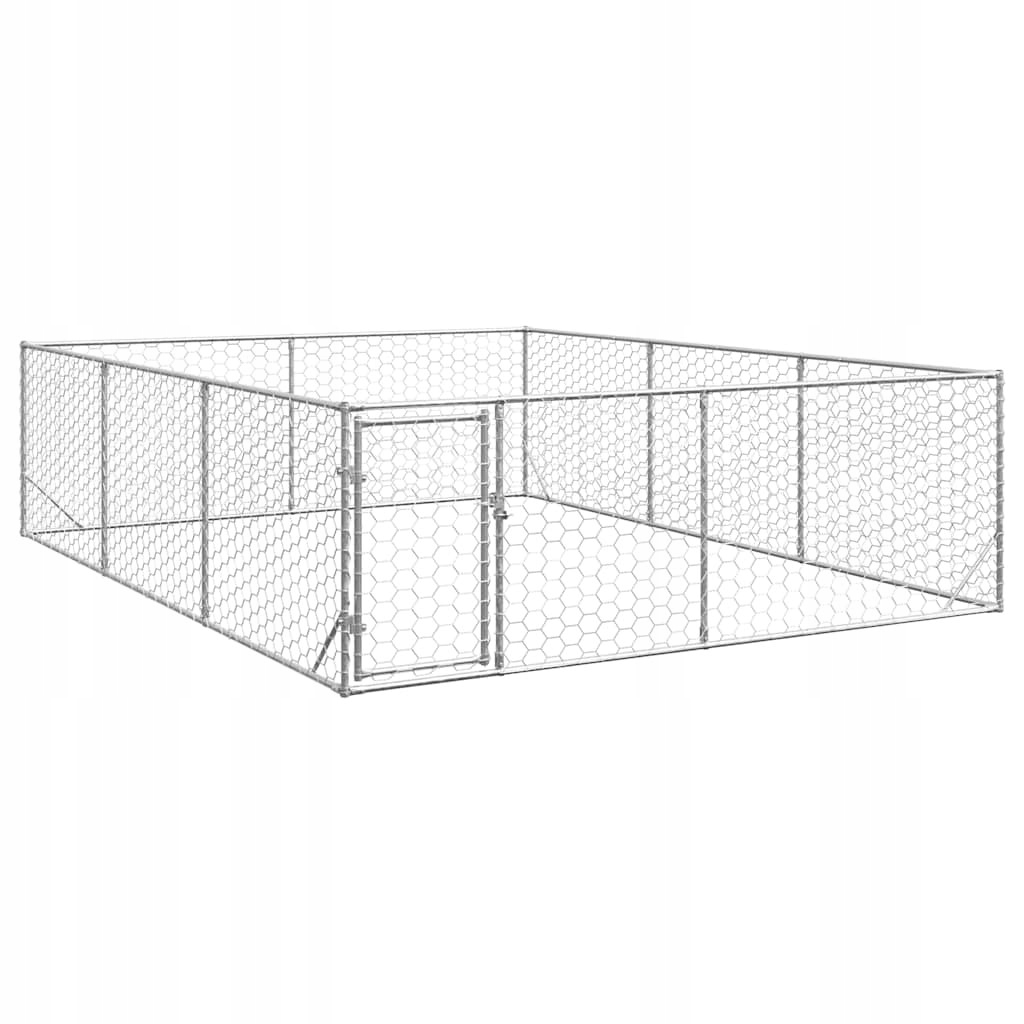 Levně Psí bouda VidaXL, vnější rozměry 400 cm x 300 cm x 100 cm