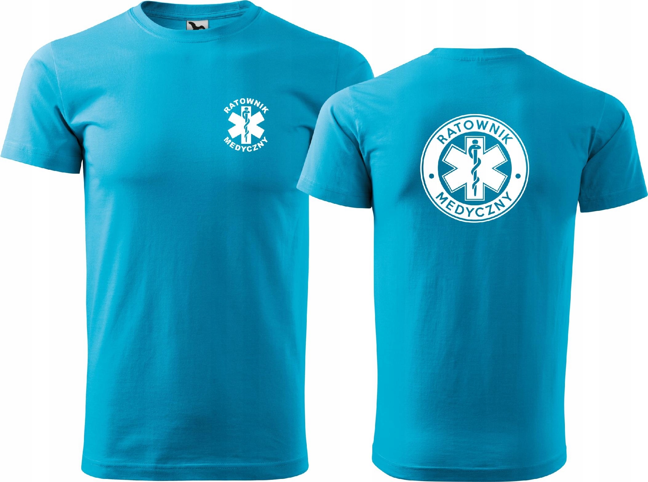 

Męska koszulka medyczna Ratownik Medyczny r. XL