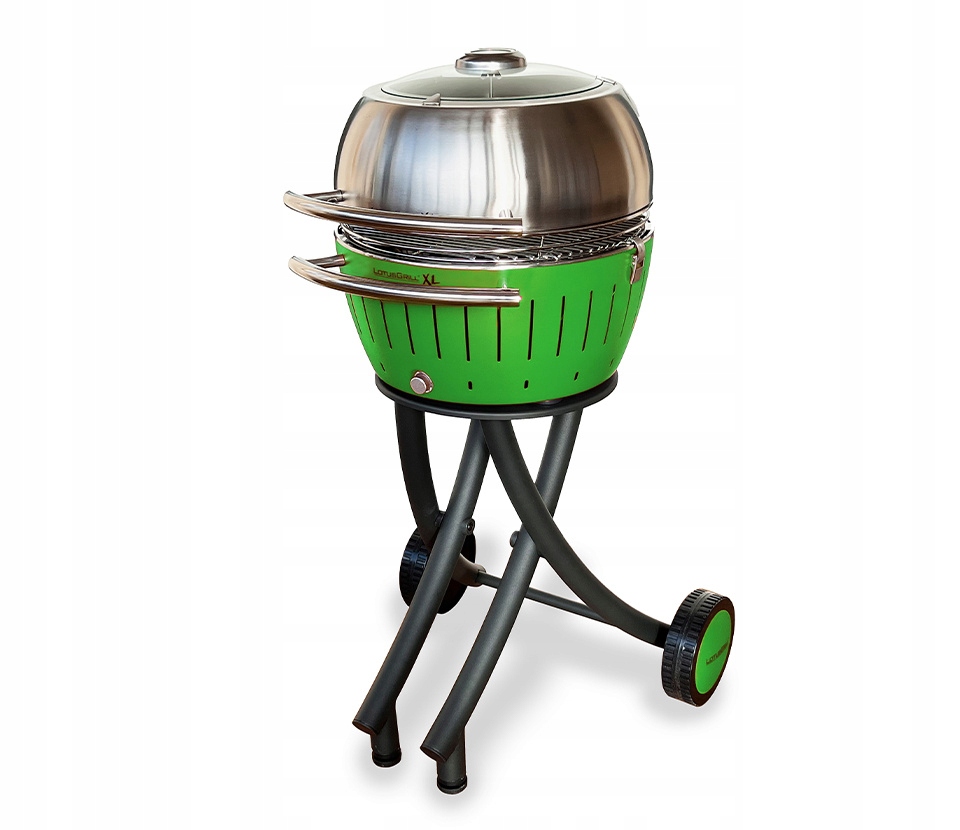 Zahradní Gril Na Dřevěné Uhlí Bezkouřový S Víkem, Popelník Lotusgrill XL