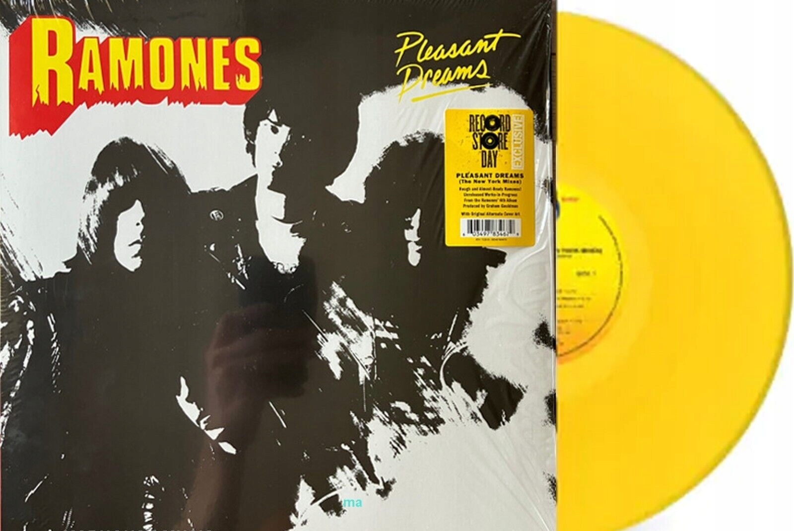 The Ramones Pleasant Dreams (The New York Mixes) Lp Yellow Folia Limited