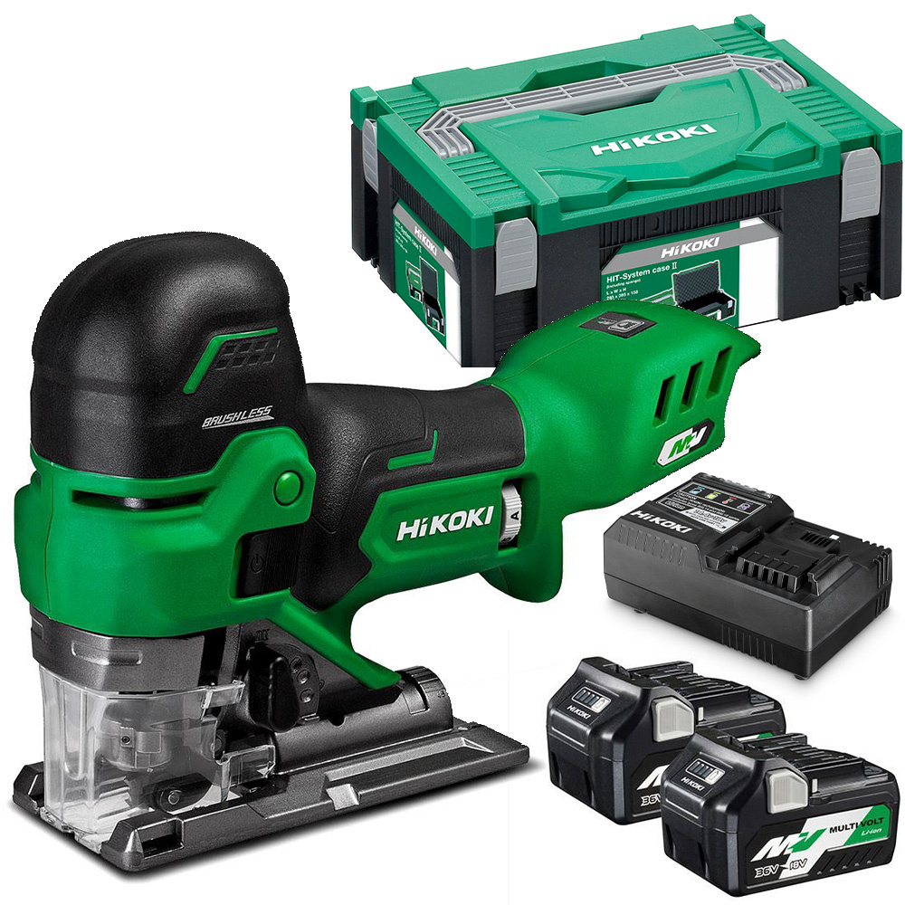 Hikoki Přímočará Pila 36V CJ36DB Wrz 2x2,5Ah MV Hsc