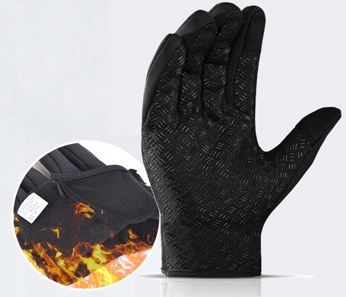 ZIMOWE RĘKAWICZKI DOTYKOWE WODOODPORNE WIATROSZCZELNE SURVIVAL Marka inna