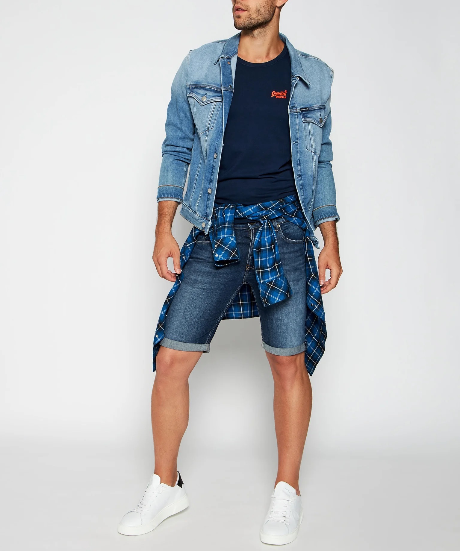 Tommy Hilfiger Jeans kraťasy pánské džínové kraťasy krátké vel 27