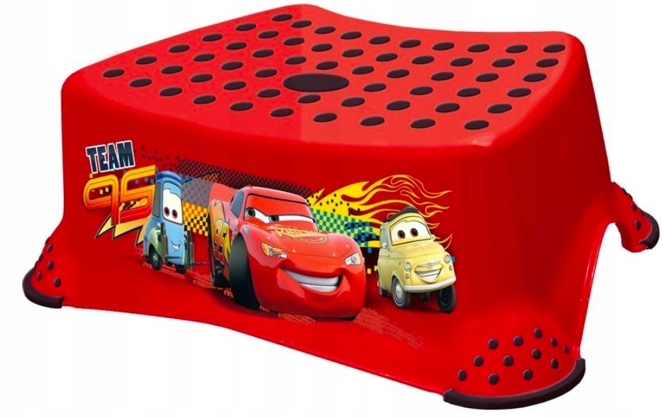 PODEST STOPIEŃ ANTYPOŚLIZG CARS AUTA MCQUEEN 80KG